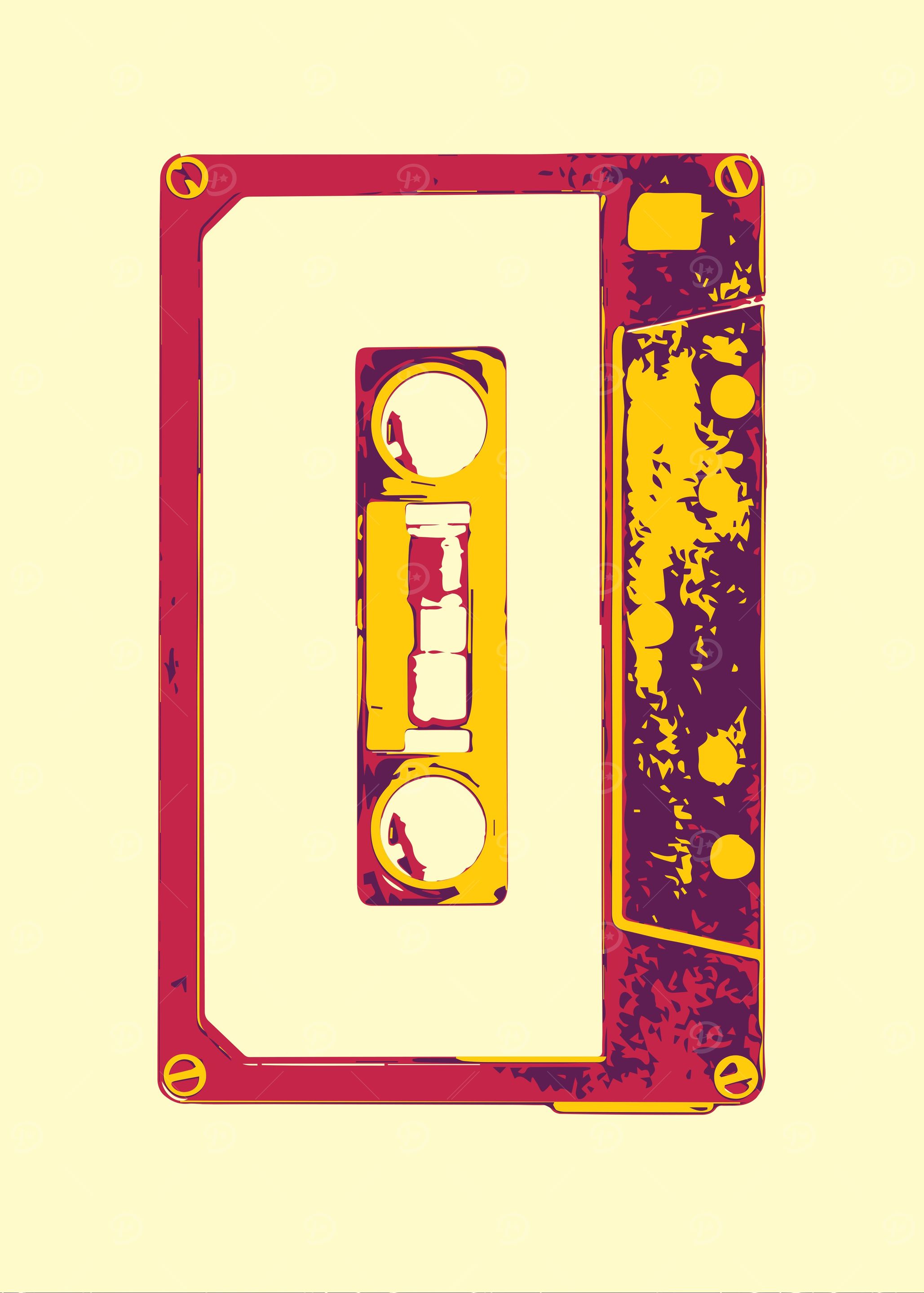 Cassette Pop Art 1