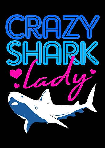 Shark Crazy Lady