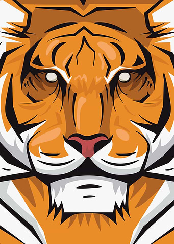Tiger Pop Art