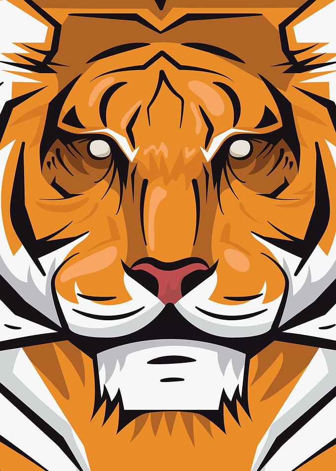 Tiger Pop Art