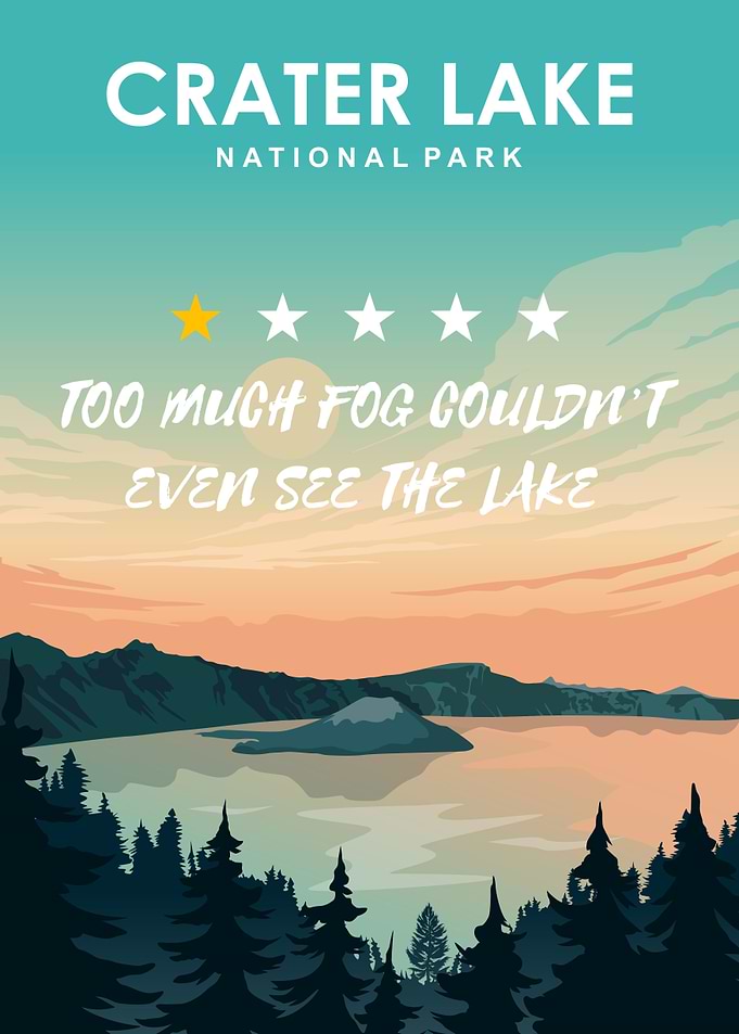 Crater Lake Park Review