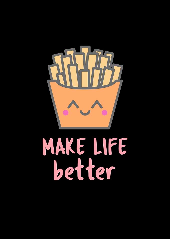 French Fries Kawaii