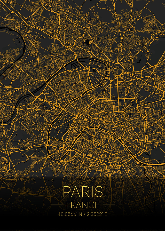 Paris France Citymap