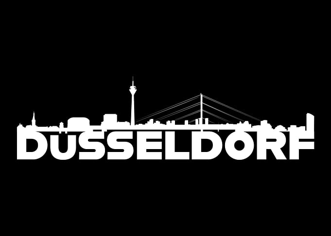 Dsseldorf Germany Skyline