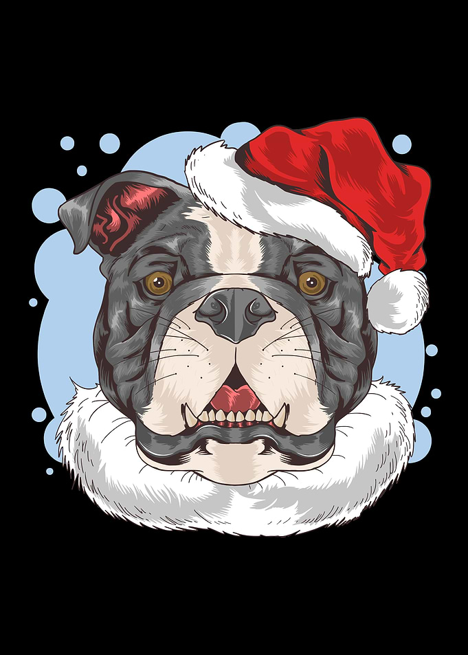 Dogs Happy Christmas