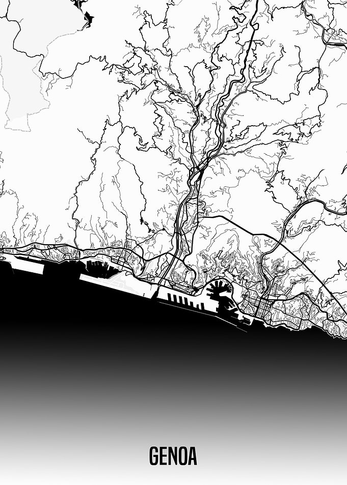 Genoa map