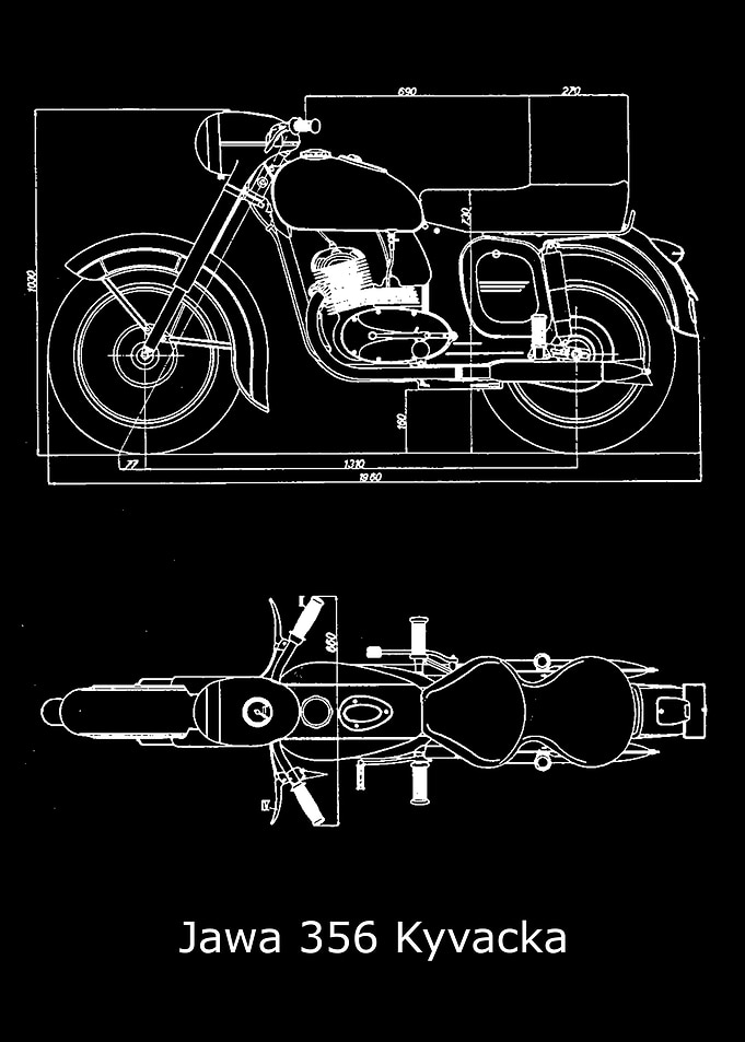 Jawa 356 Kyvacka 1956