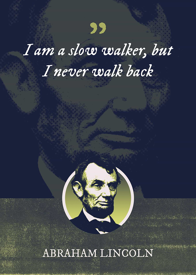 I am a slow walker but I