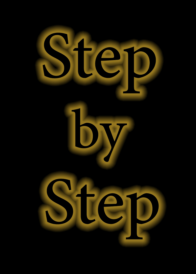 step by step