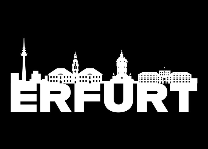 Erfurt Germany Skyline Gif
