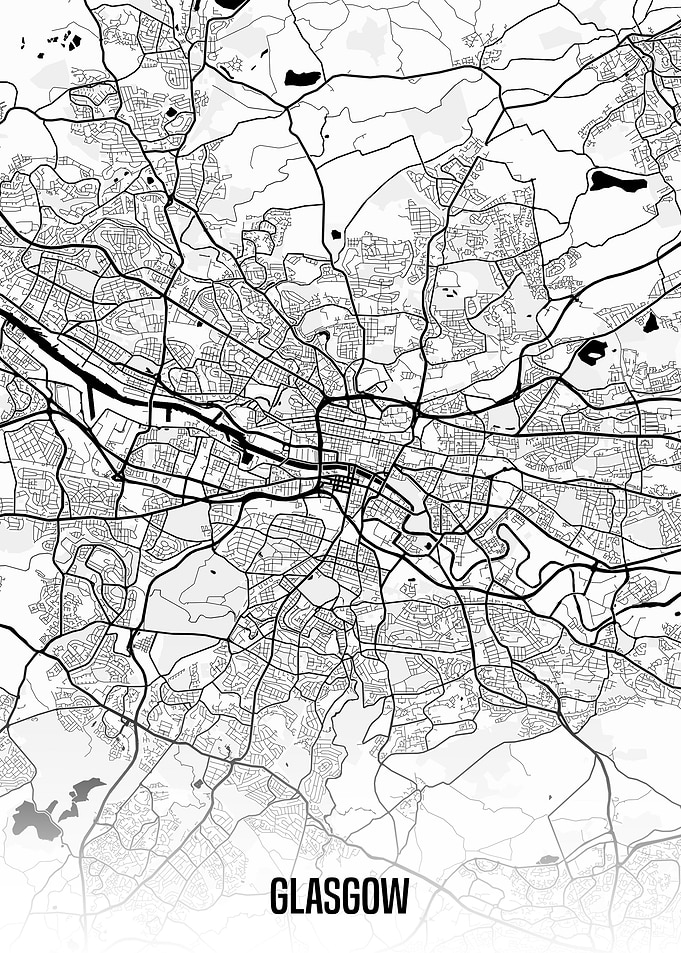 Glasgow map