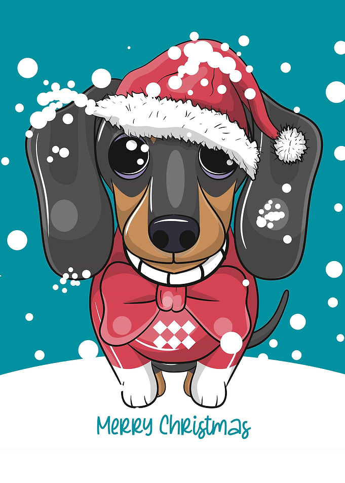 Dogs Happy Christmas