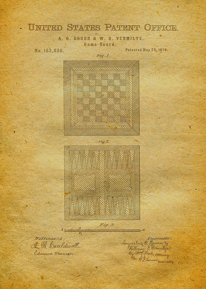 37 Game Board Patent