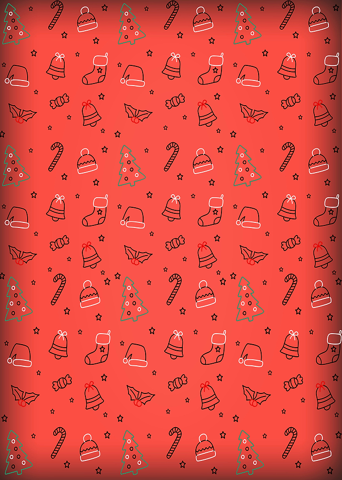 Red Christmas Elements