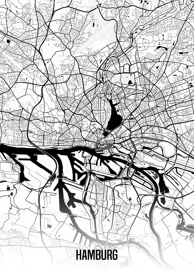 Hamburg map