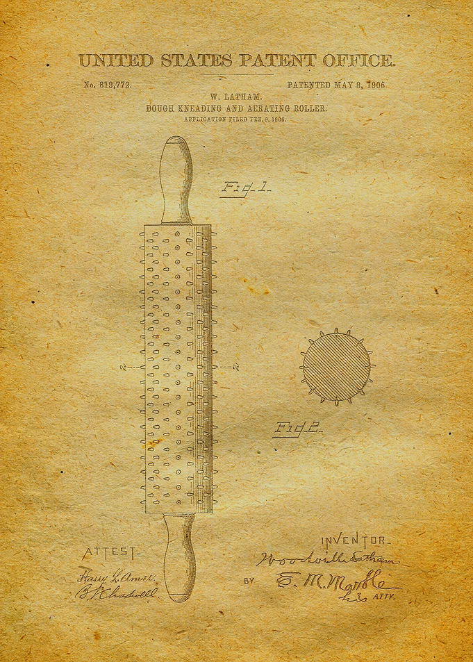 27 Rolling Pin Patent 190