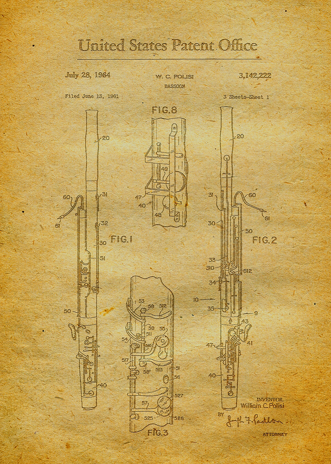 21Bassoon Patent 1964