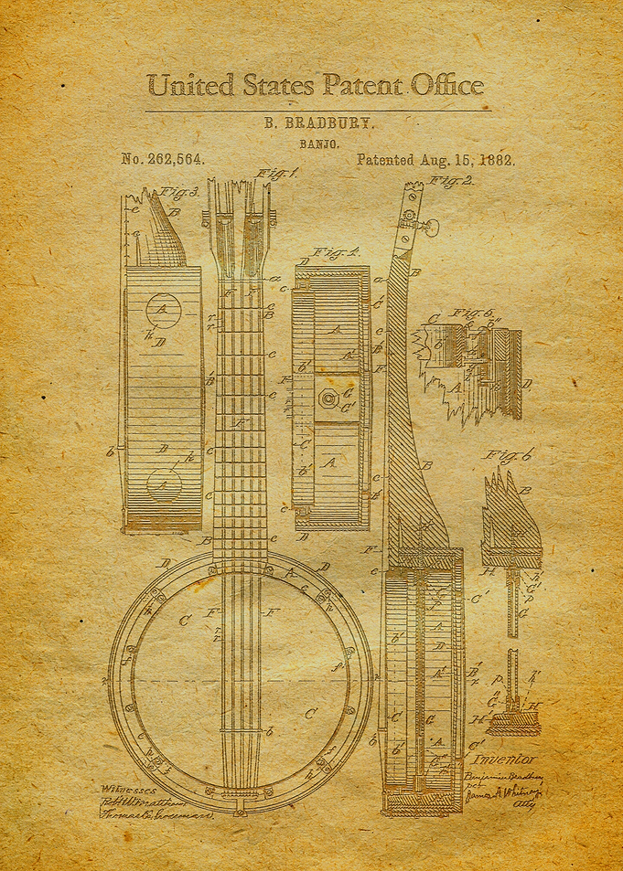 27 Banjo Patent 1882