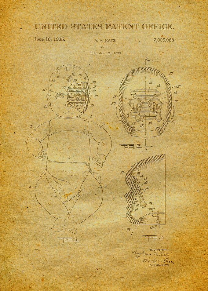 34 Doll Patent Poster 193