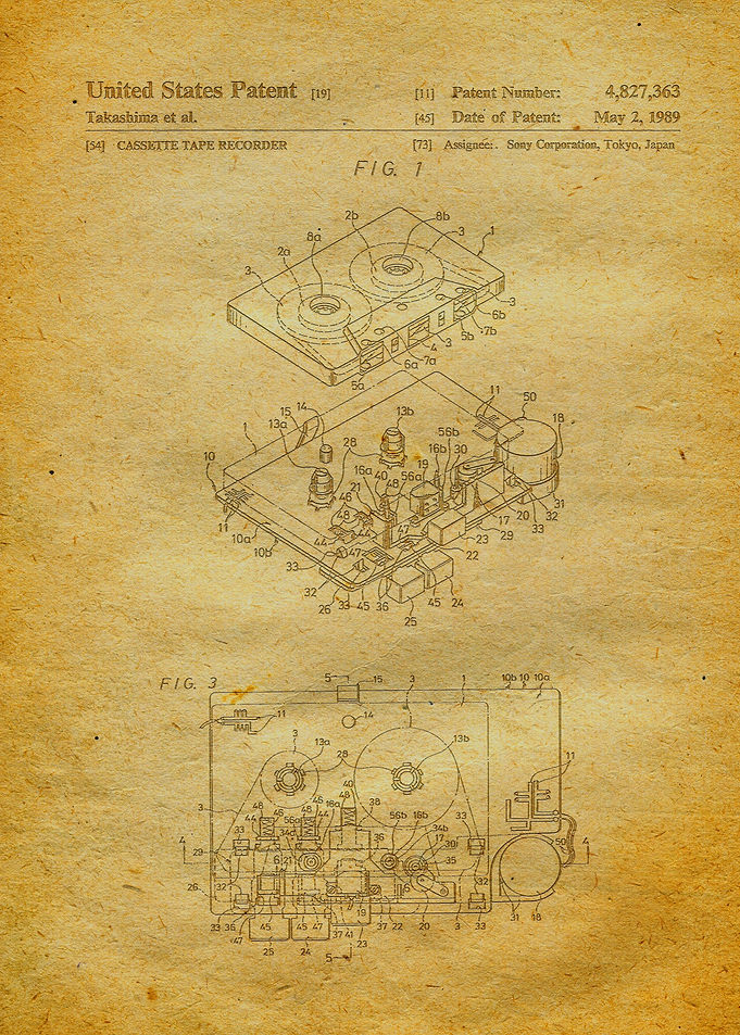 24 Sony Walkman Patent