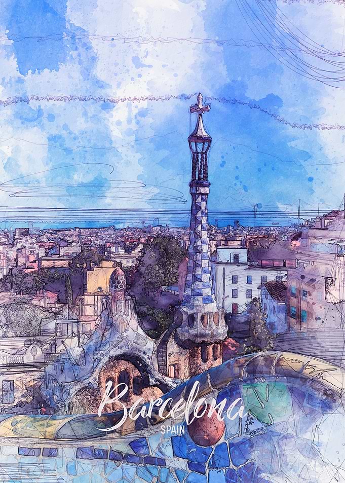 Park Guell Sketch