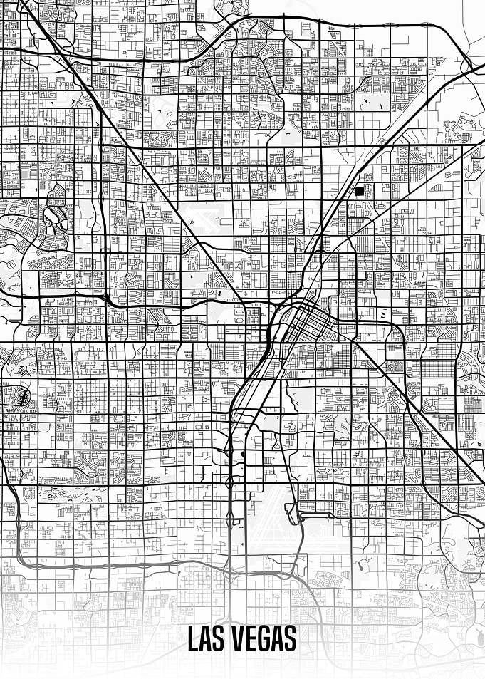 Las Vegas map