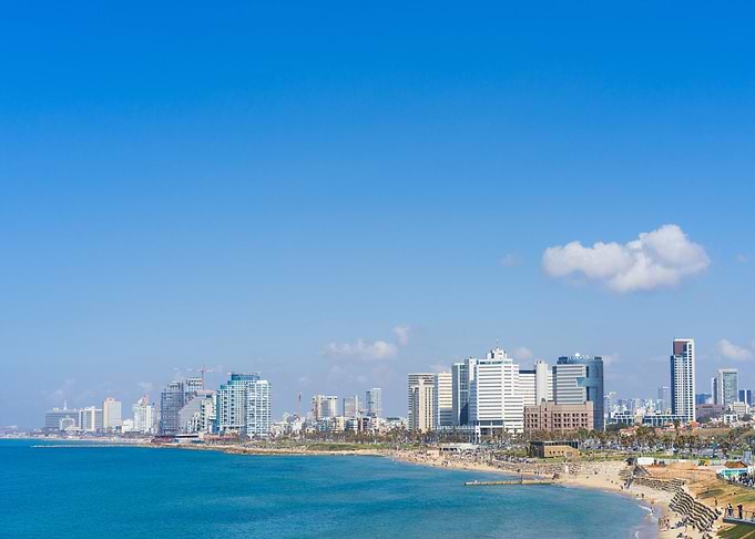 Tel Aviv City Beach Israel