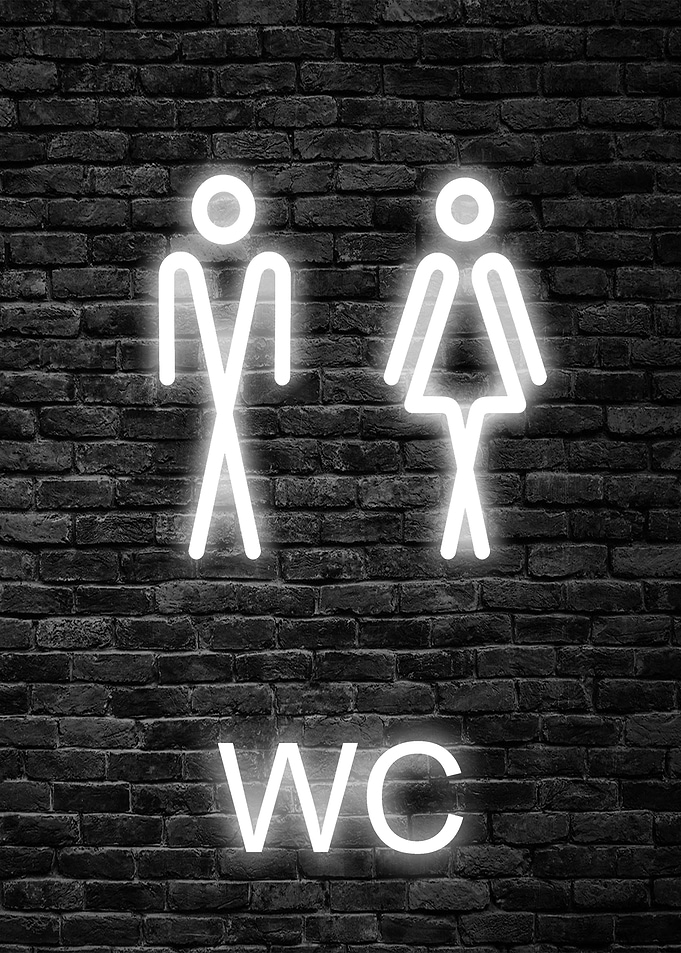 WC neon
