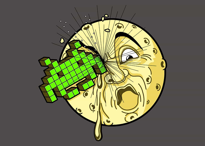 Moon invaders