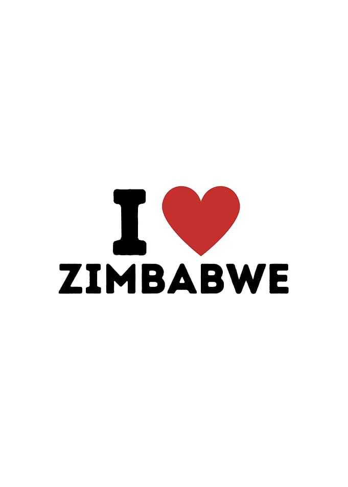 I Love Zimbabwe Simple