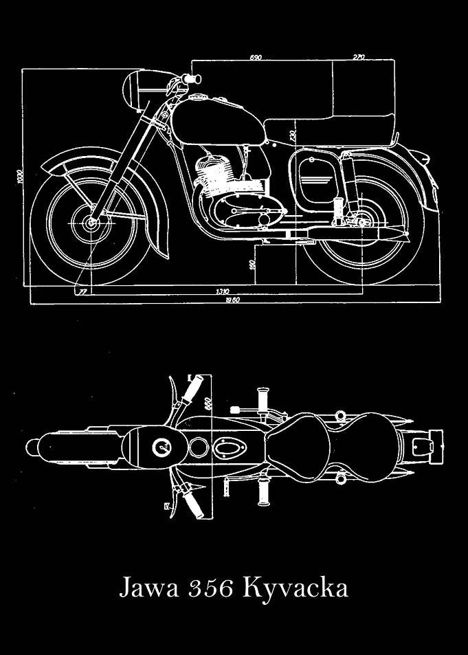 Jawa 356 Kyvacka 1956