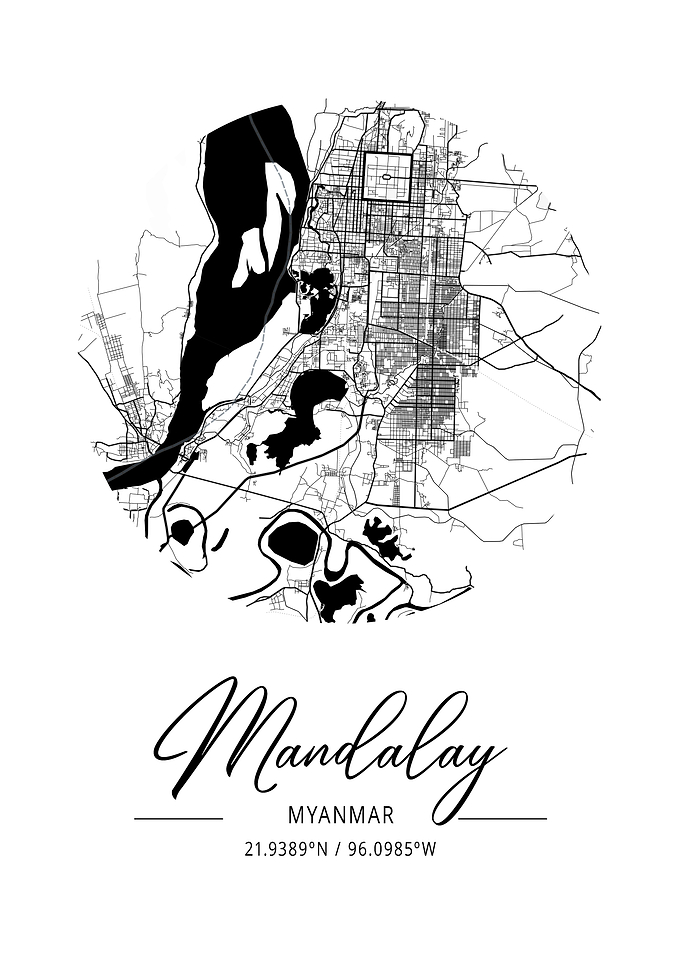 Mandalay Area City Map