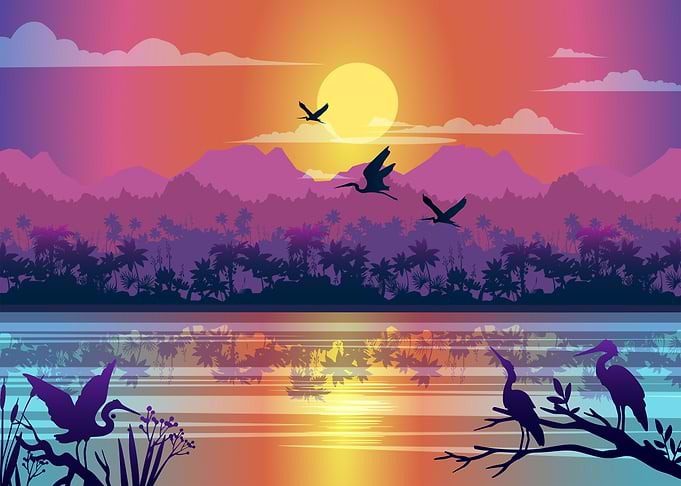 Sunset Vista Lake