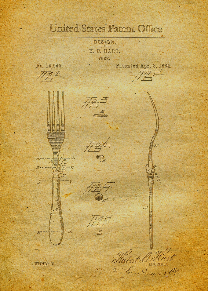 25 1884 Fork Patent