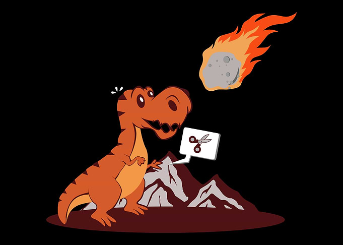 Rock Paper Meteor Dinosaur