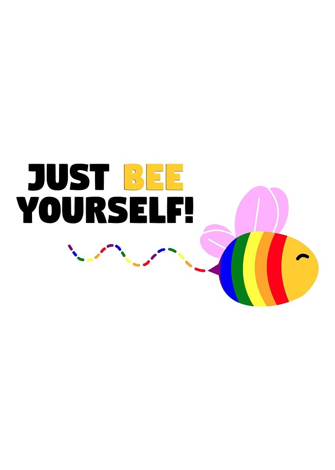 Gay pride bee yourself
