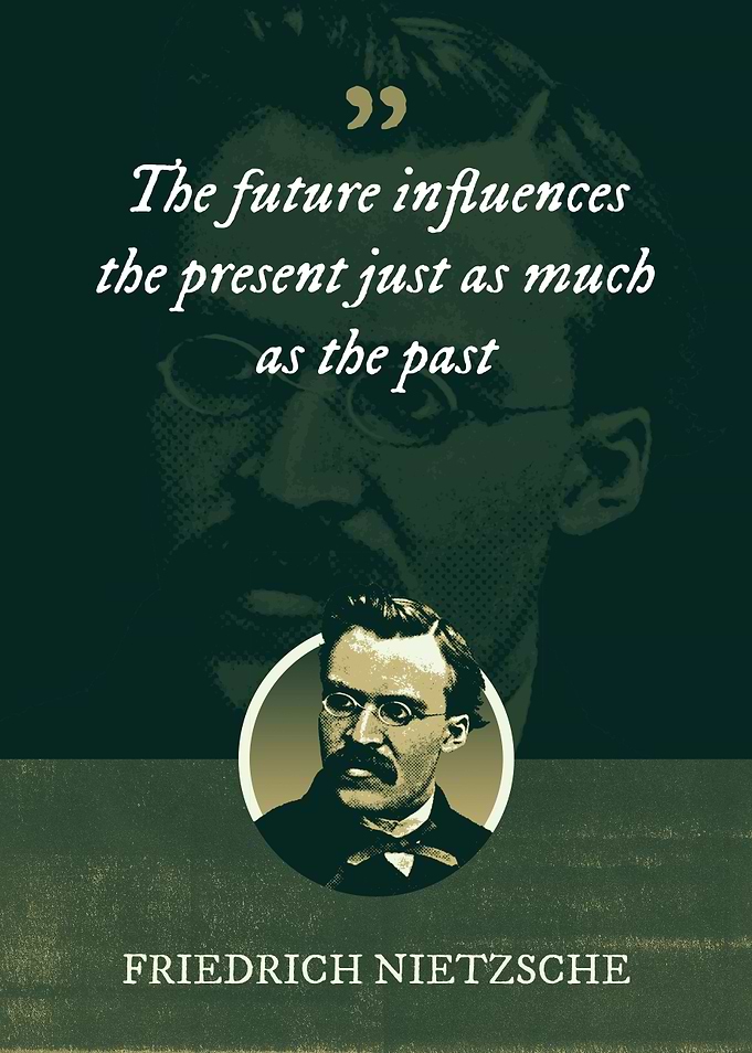The future influences the