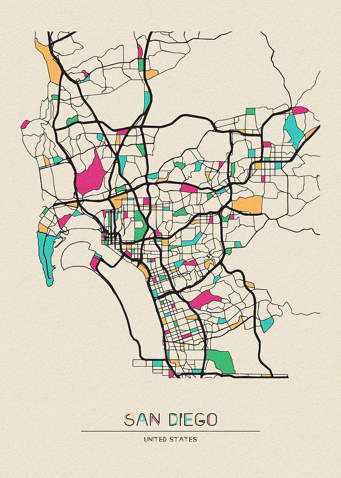 San Diego Map