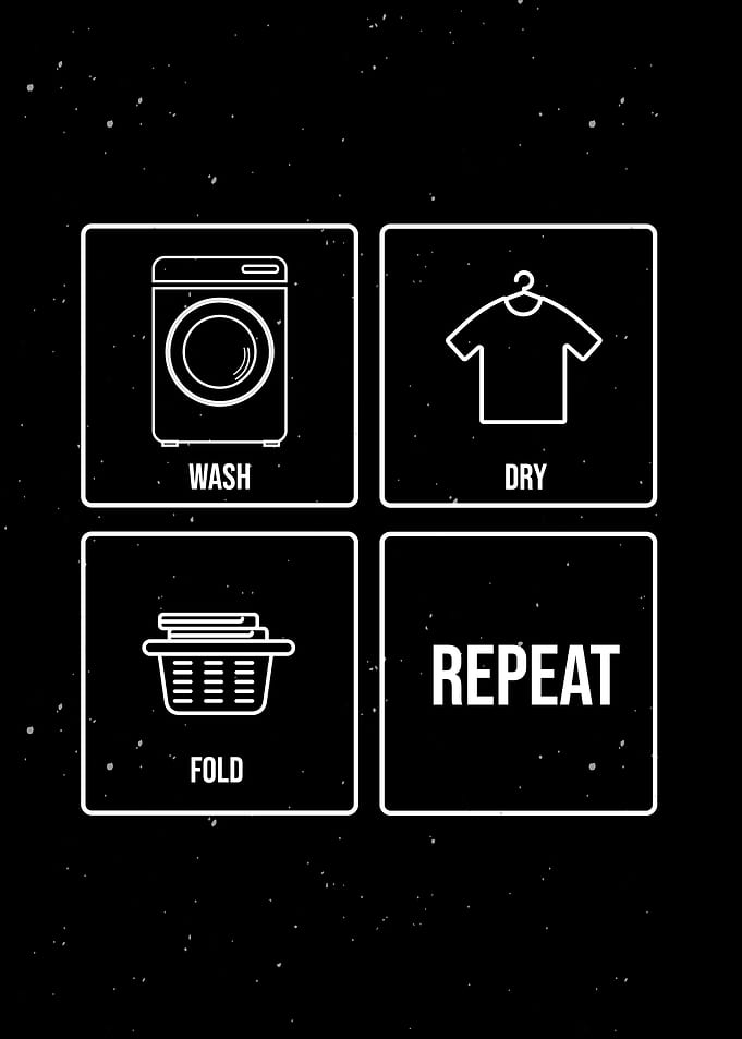 Funny Laundry Schedule