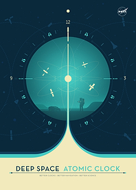 Atomic Clock Blue