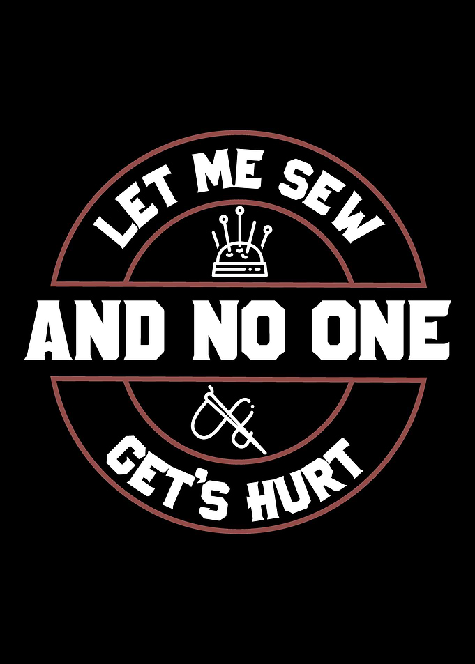 Funny sewing design