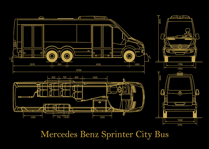 Mercedes Benz gold