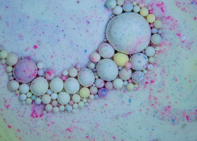 Bubbles Art Opossum