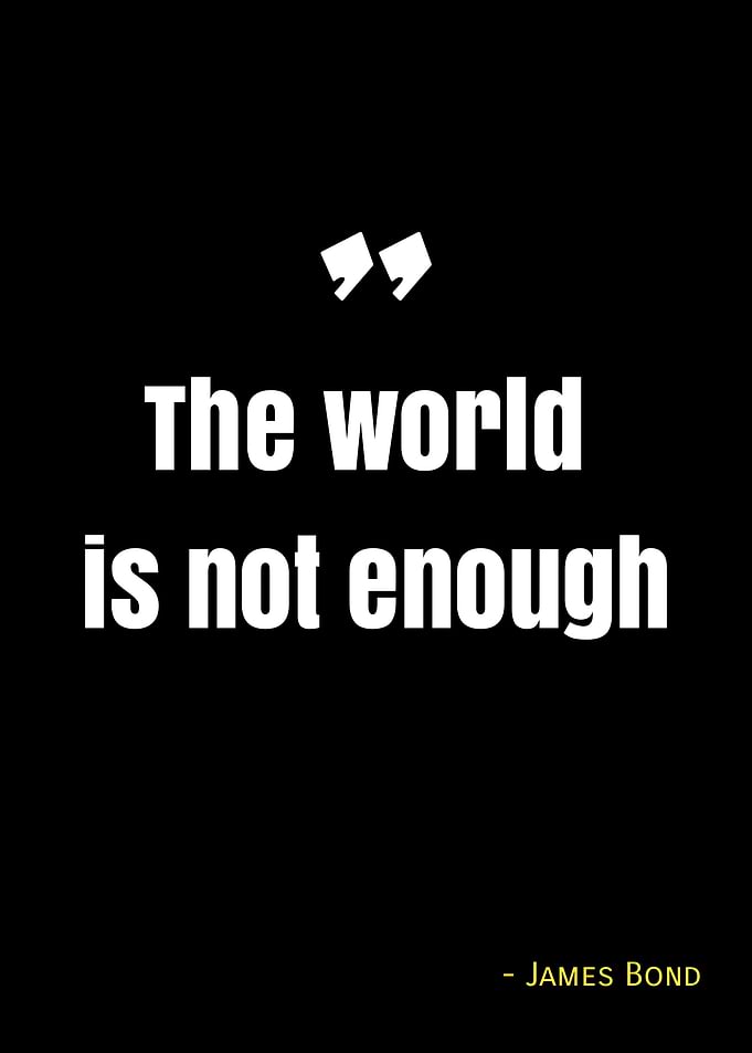 james jond quotes