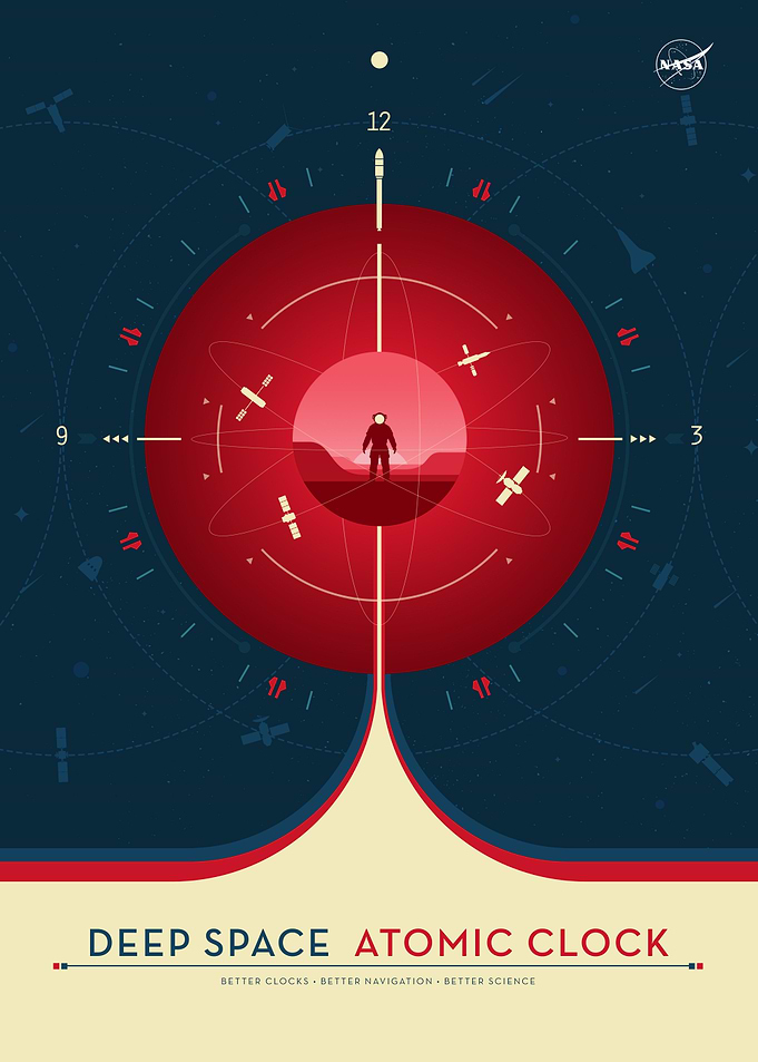 Atomic Clock Red