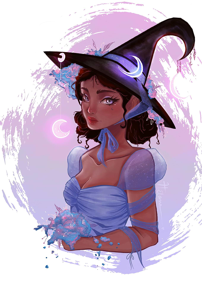 Elemental Moon Witch