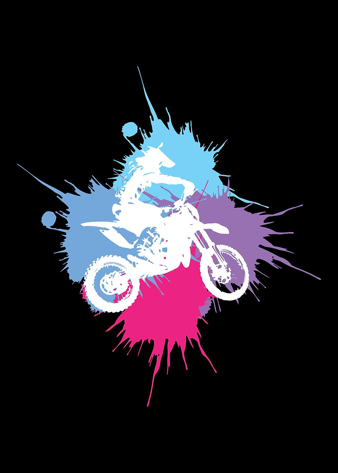 motocross motorcycle bike