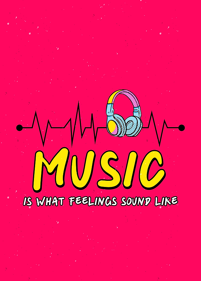 Colorful Music Wall Art