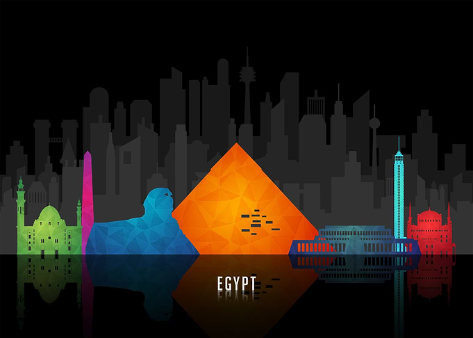 Egypt Colorful Landmarks