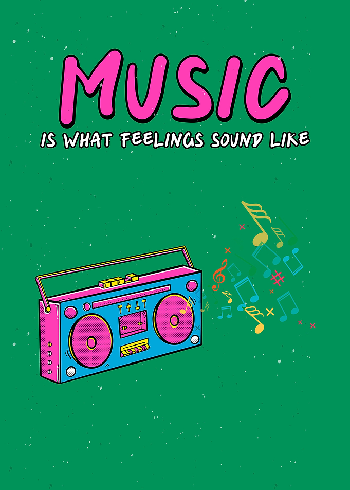 Retro Music Wall Art